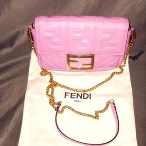 Fendi purse bright pink